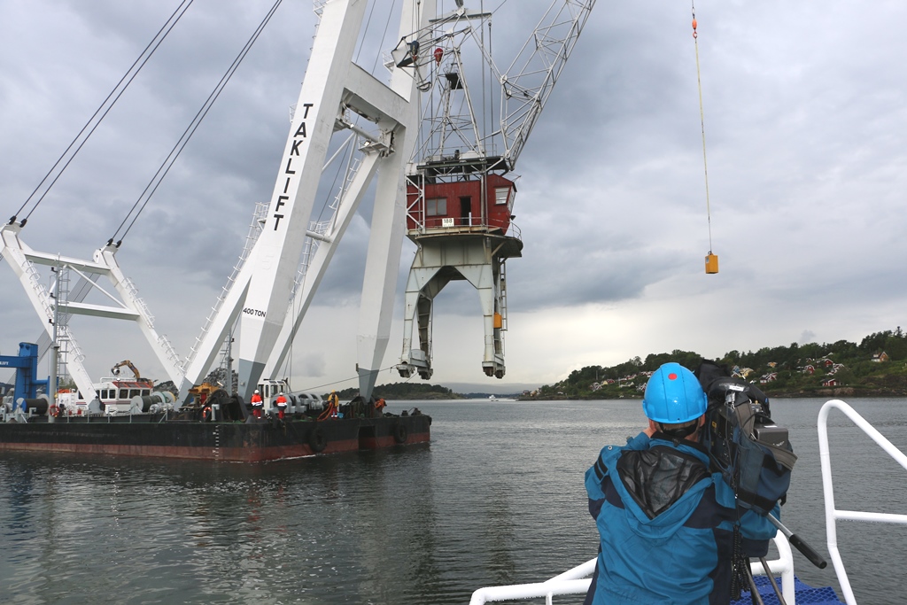 Spektakulær krantransport Spektakulær krantransport