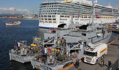 Fransk marinebesøk i Oslo Fransk marinebesøk i Oslo
