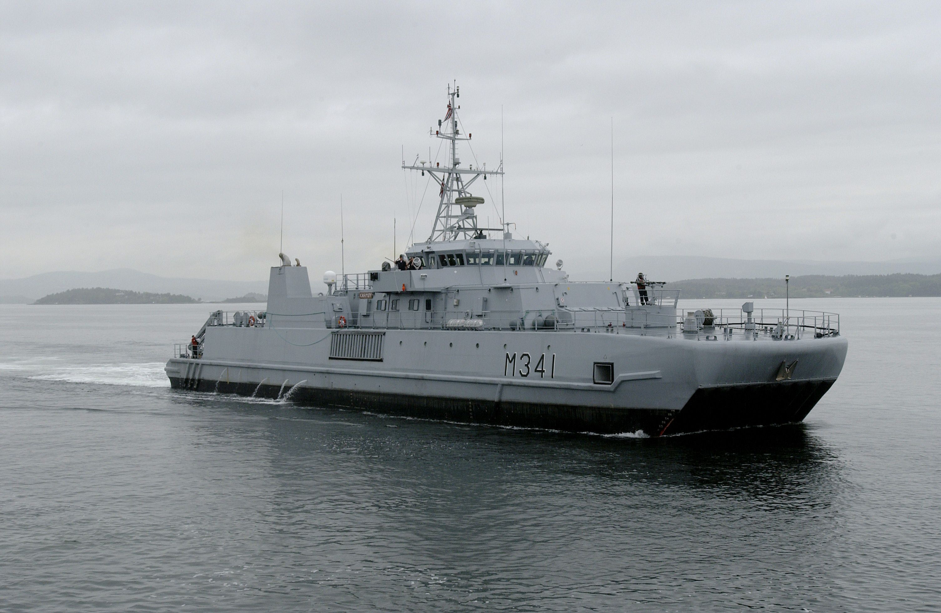 Detonerte britiske miner ved Nesodden Detonerte britiske miner ved Nesodden