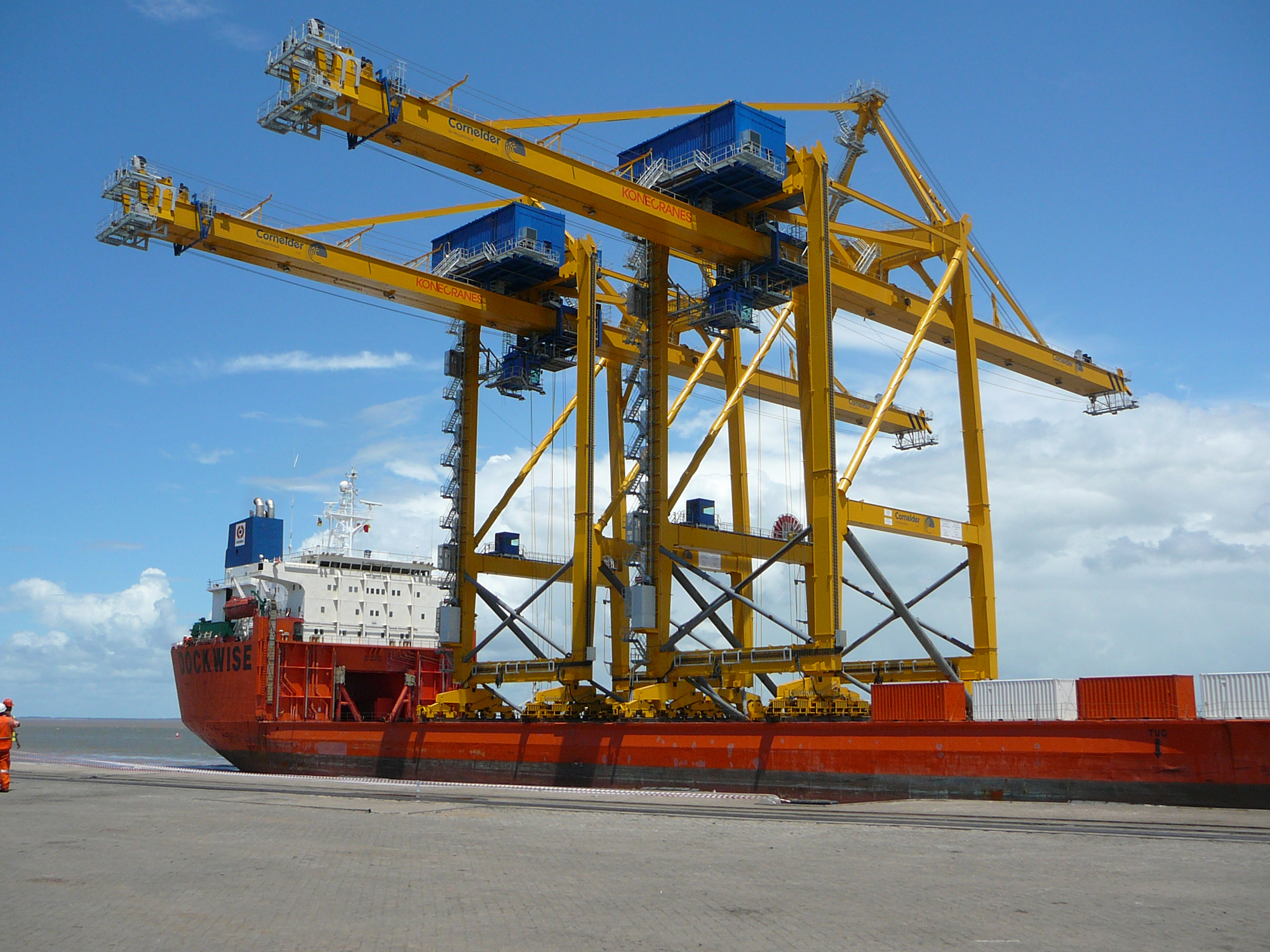 Konecranes skal levere nye STS-kraner Konecranes skal levere nye STS-kraner