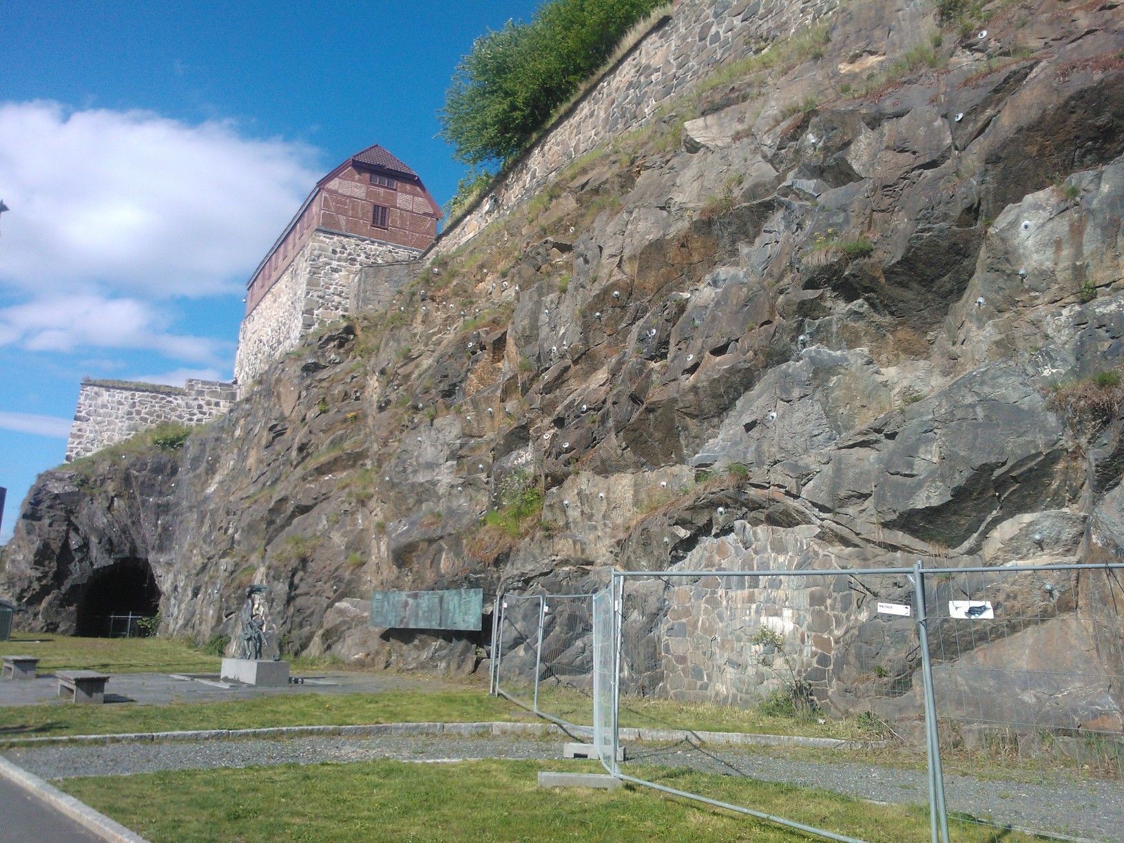 Sylinderknøttsnegl funnet ved festningen Sylinderknøttsnegl funnet ved festningen