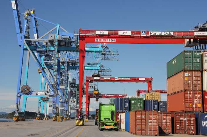 Slik drives Norges største containerterminal Slik drives Norges største containerterminal