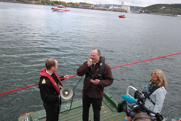 Samferdselsministeren åpnet «nye» Oslofjorden Samferdselsministeren åpnet «nye» Oslofjorden