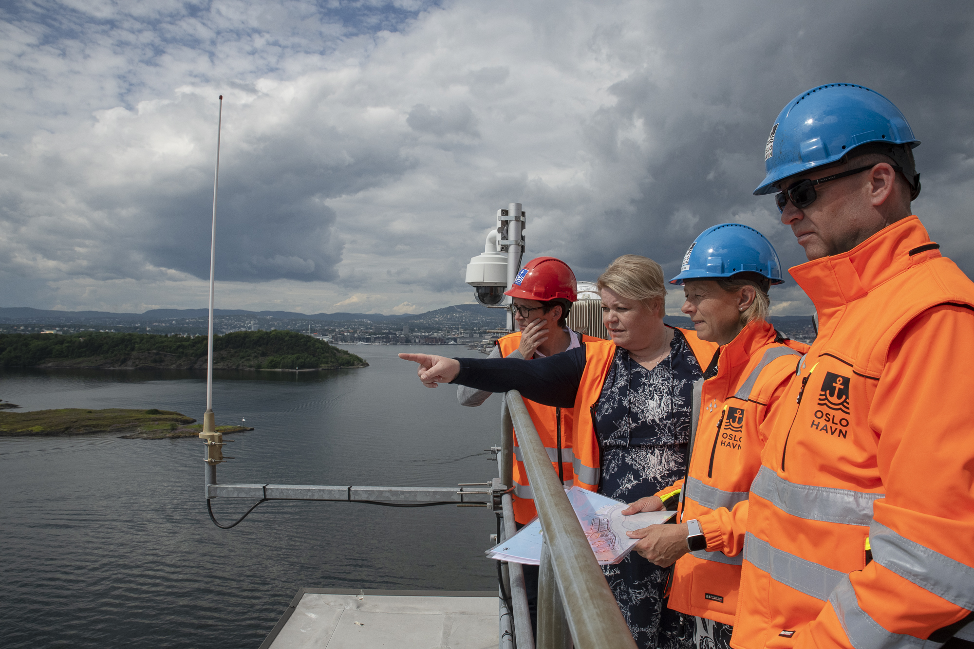 Byråden på befaring i Oslo Havn Byråden på befaring i Oslo Havn