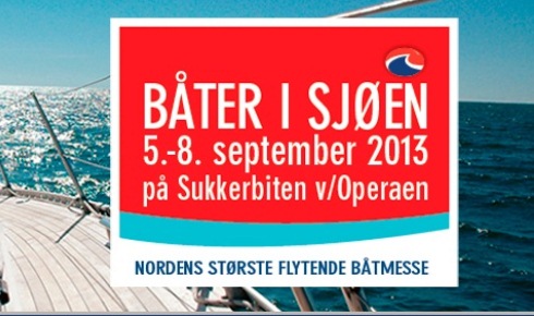 Båter i sjøen på Sukkerbiten Båter i sjøen på Sukkerbiten