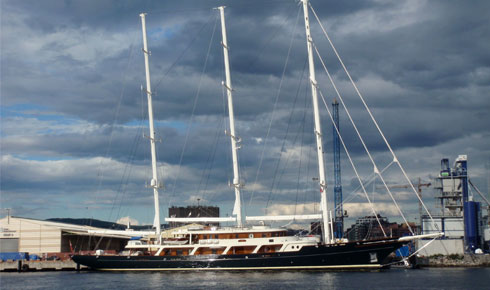 Seilyachten Eos forlot Oslo Seilyachten Eos forlot Oslo