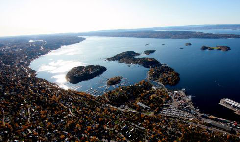 Spregning i sjøen ved Ormøya Spregning i sjøen ved Ormøya