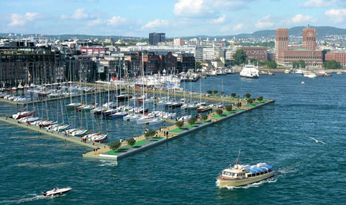 Ny marina på Aker brygge Ny marina på Aker brygge