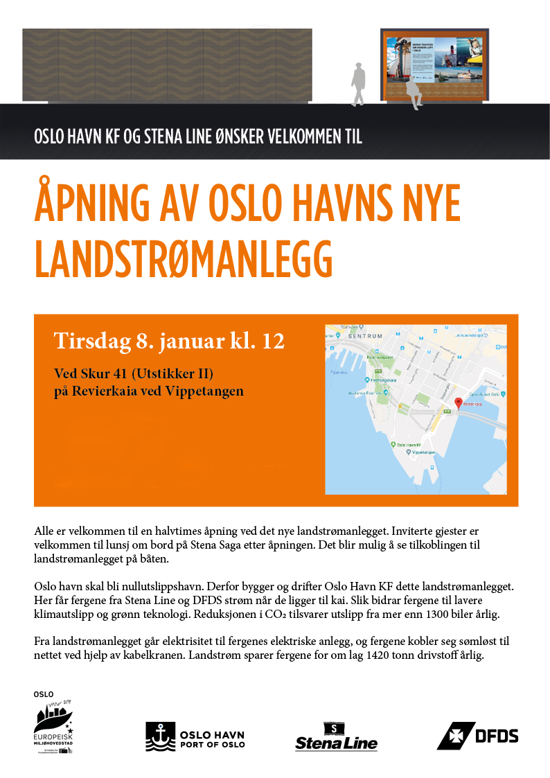 Velkommen til åpning av landstrømanlegg Velkommen til åpning av landstrømanlegg