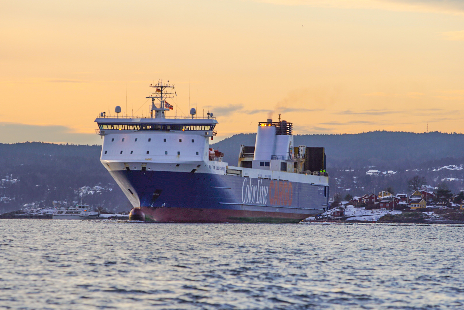 Color Line åpnet ny fraktrute til Tyskland Color Line åpnet ny fraktrute til Tyskland
