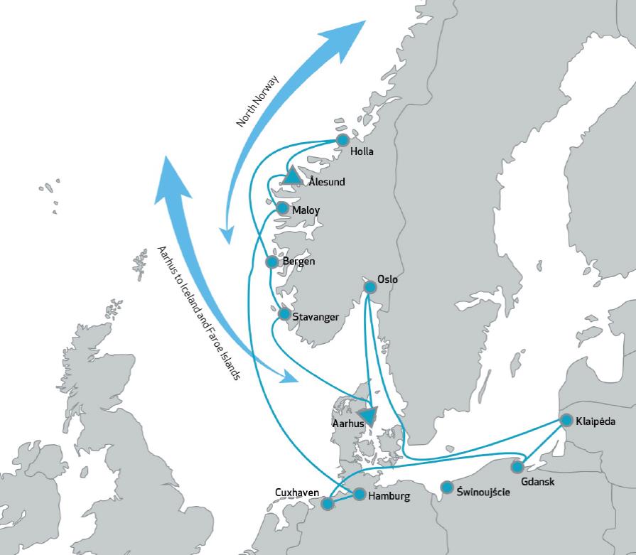 Oslo knyttes sammen med Baltikum og Vestlandet via sjøveien Oslo knyttes sammen med Baltikum og Vestlandet via sjøveien