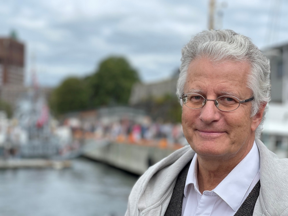 Leder av fjordbyenheten i Plan- og bygningsetaten besøkte Oslo havnelangs 28. august 2022