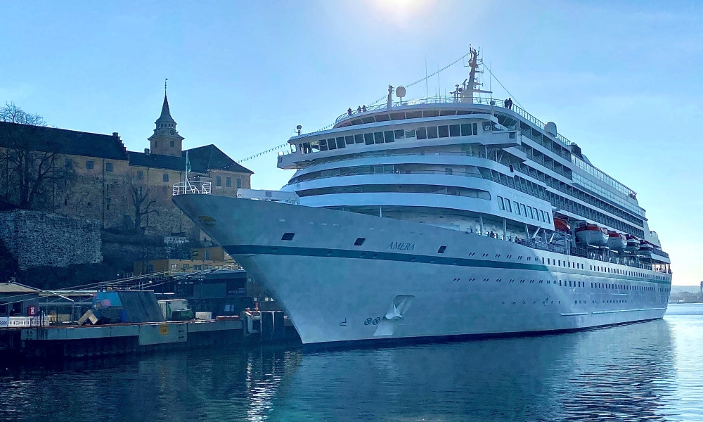 Cruiseskipet Arema ved Søndre Akershuskai 