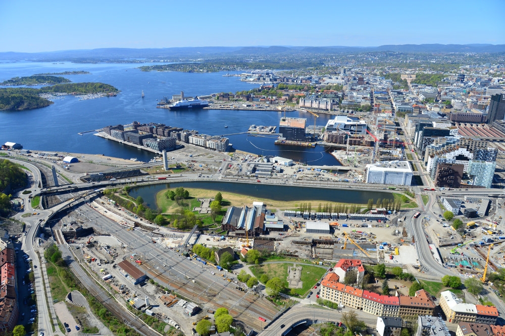 Flyfoto Oslo Havn