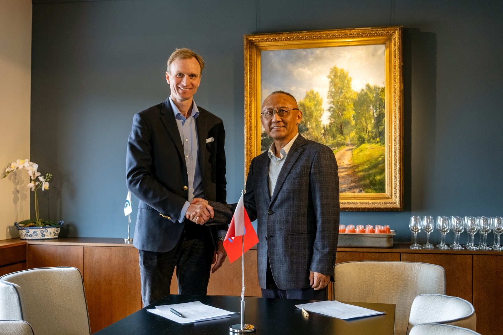 Eitzen signeringsseremoni elektriske containerskip