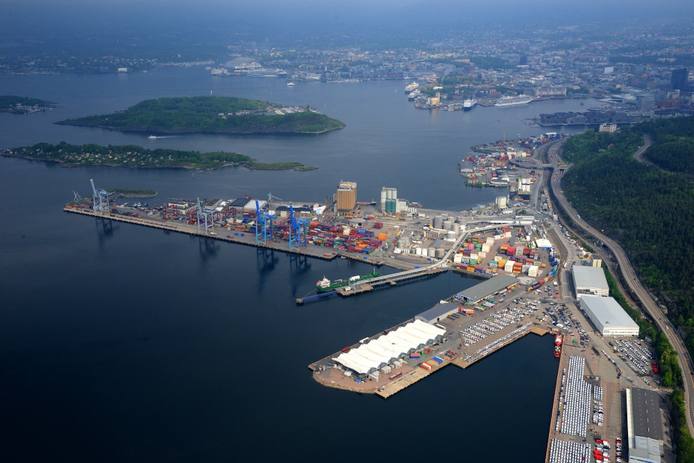 Flyfoto Oslo Havn