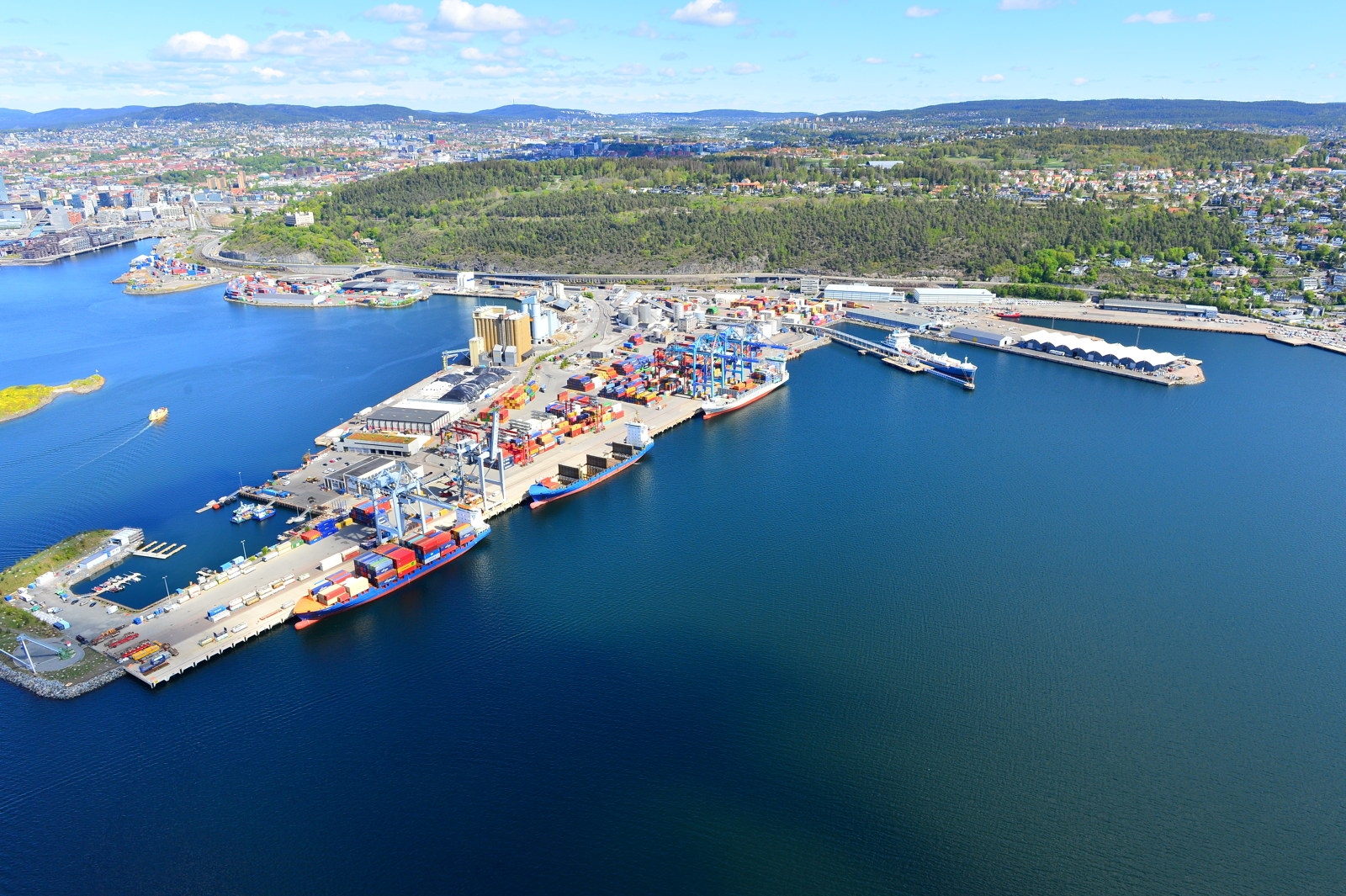 Flyfoto Sjursøya mai 2020