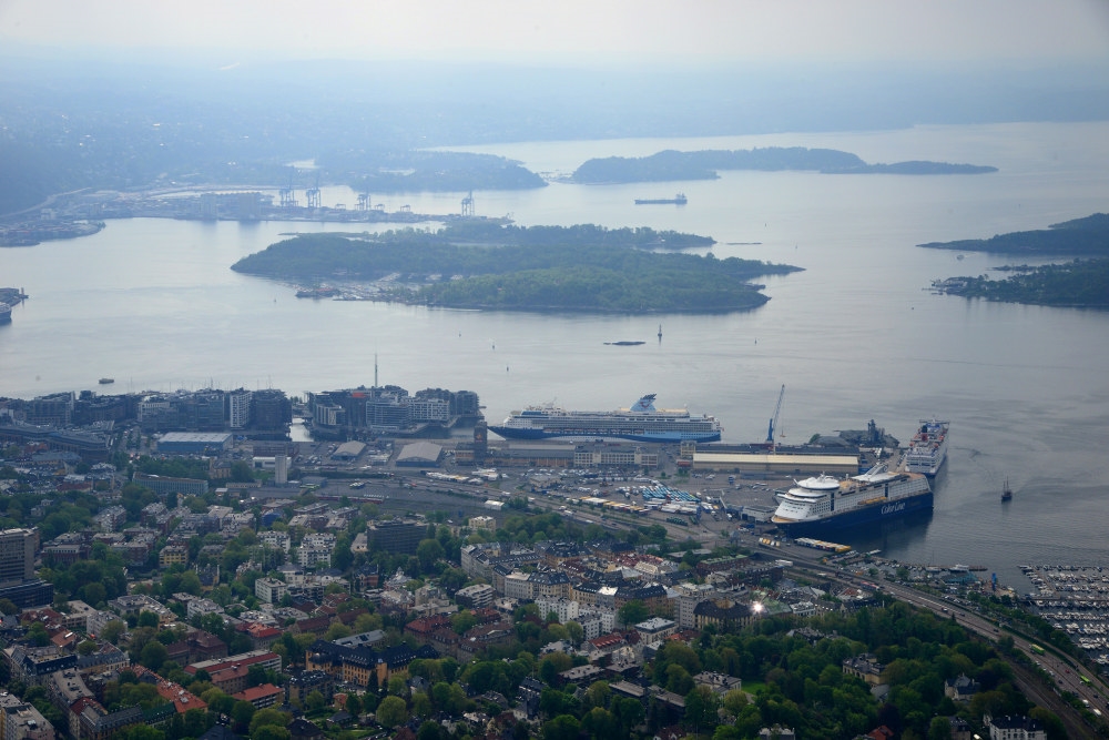 Flyfoto Oslo Havn